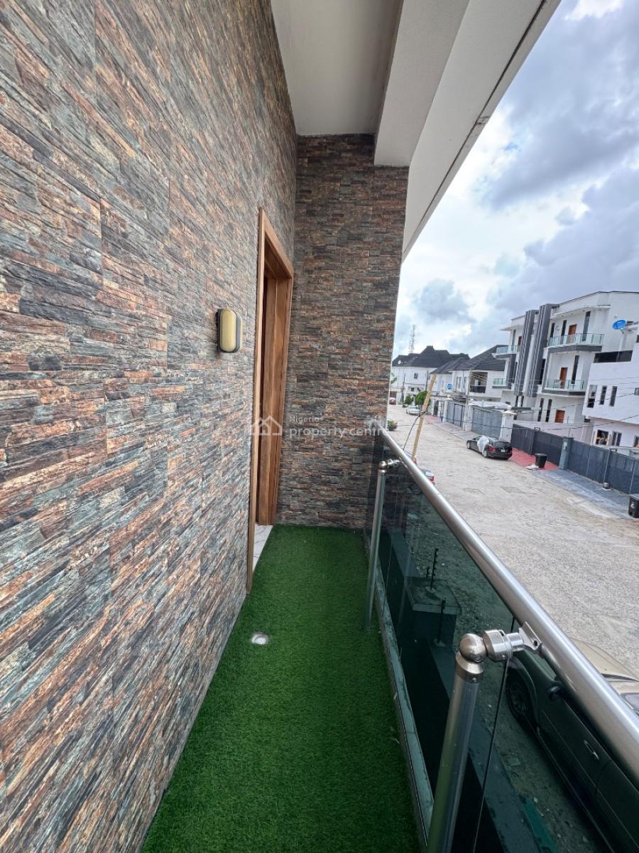 Furnished Self Contain Masters + Mini Space & Balcony, By Friends Colony, Agungi, Lekki, Lagos, Self Contain (single Rooms) for Rent