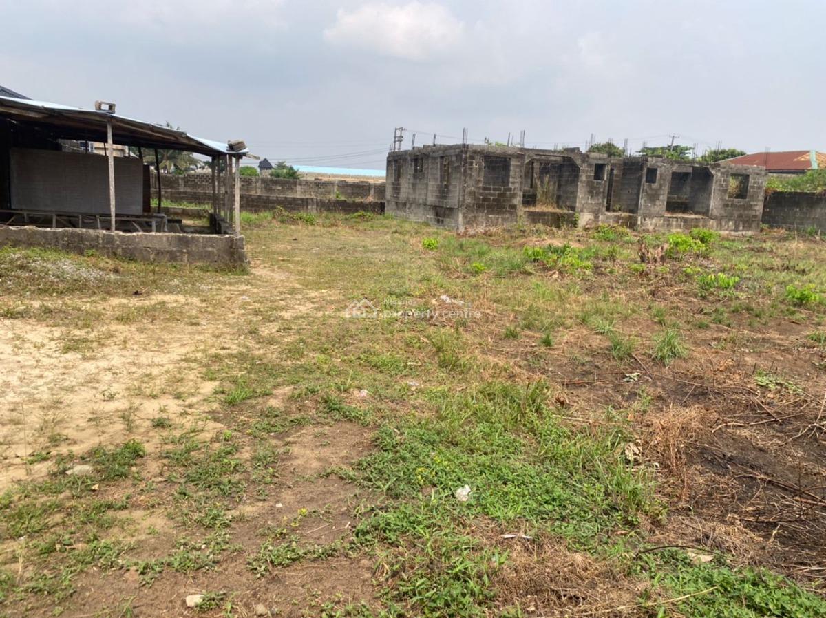 Buy an Uncompleted Building on 2 Plot Front & Other Unbuilt Dry Land, Secured Lovation, Oreta Area, Ikorodu, Lagos, Residential Land for Sale