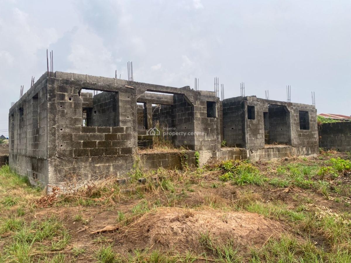 Buy an Uncompleted Building on 2 Plot Front & Other Unbuilt Dry Land, Secured Lovation, Oreta Area, Ikorodu, Lagos, Residential Land for Sale