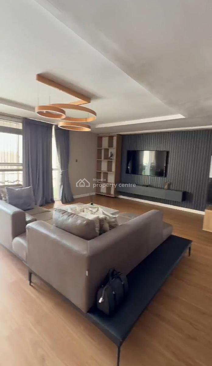 Fully Furnished and Serviced 3-bedroom Waterfront Apartment with Swimm, Off Admiralty, Lekki, Lagos, Flat / Apartment for Rent