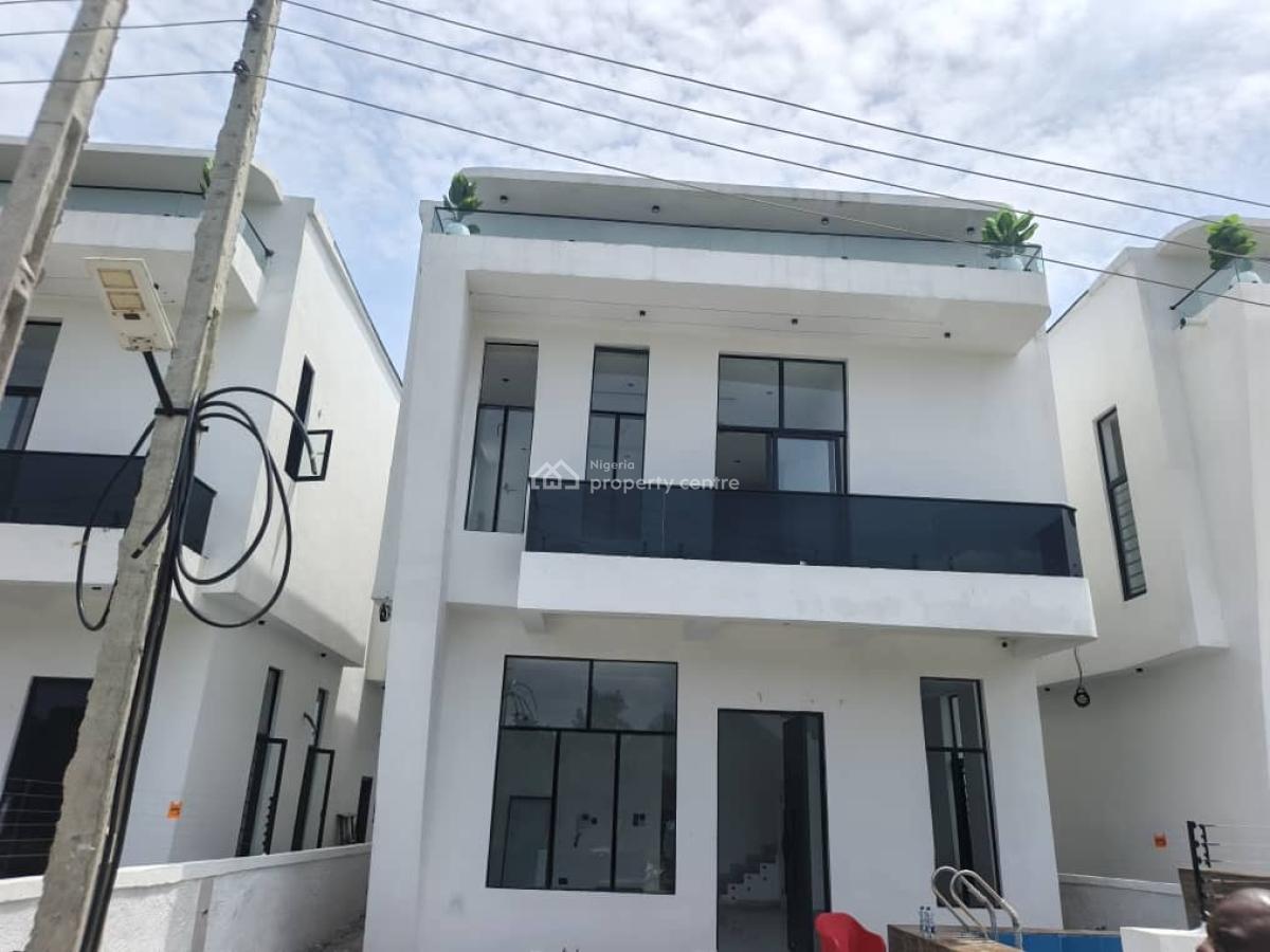 Semi Detached 4 Bedroom Duplex with 1 Bq, Sangotedo, Ajah, Lagos, House for Sale