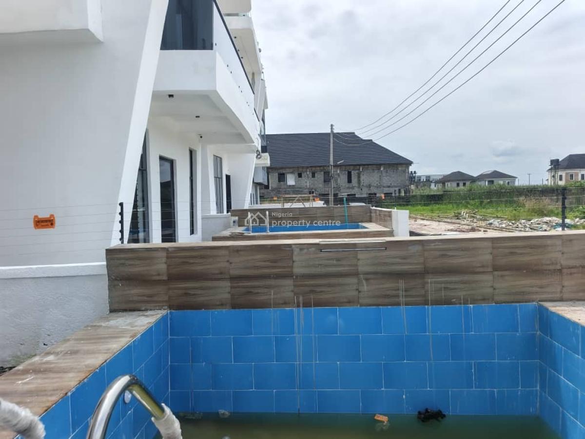 Semi Detached 4 Bedroom Duplex with 1 Bq, Sangotedo, Ajah, Lagos, House for Sale