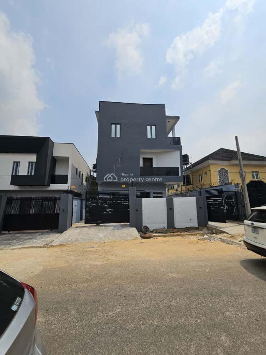 Contemporary Built 4 Bedroom Duplex Plus Bq., Off Wemco Road, Ikeja, Lagos, Terraced Duplex for Sale