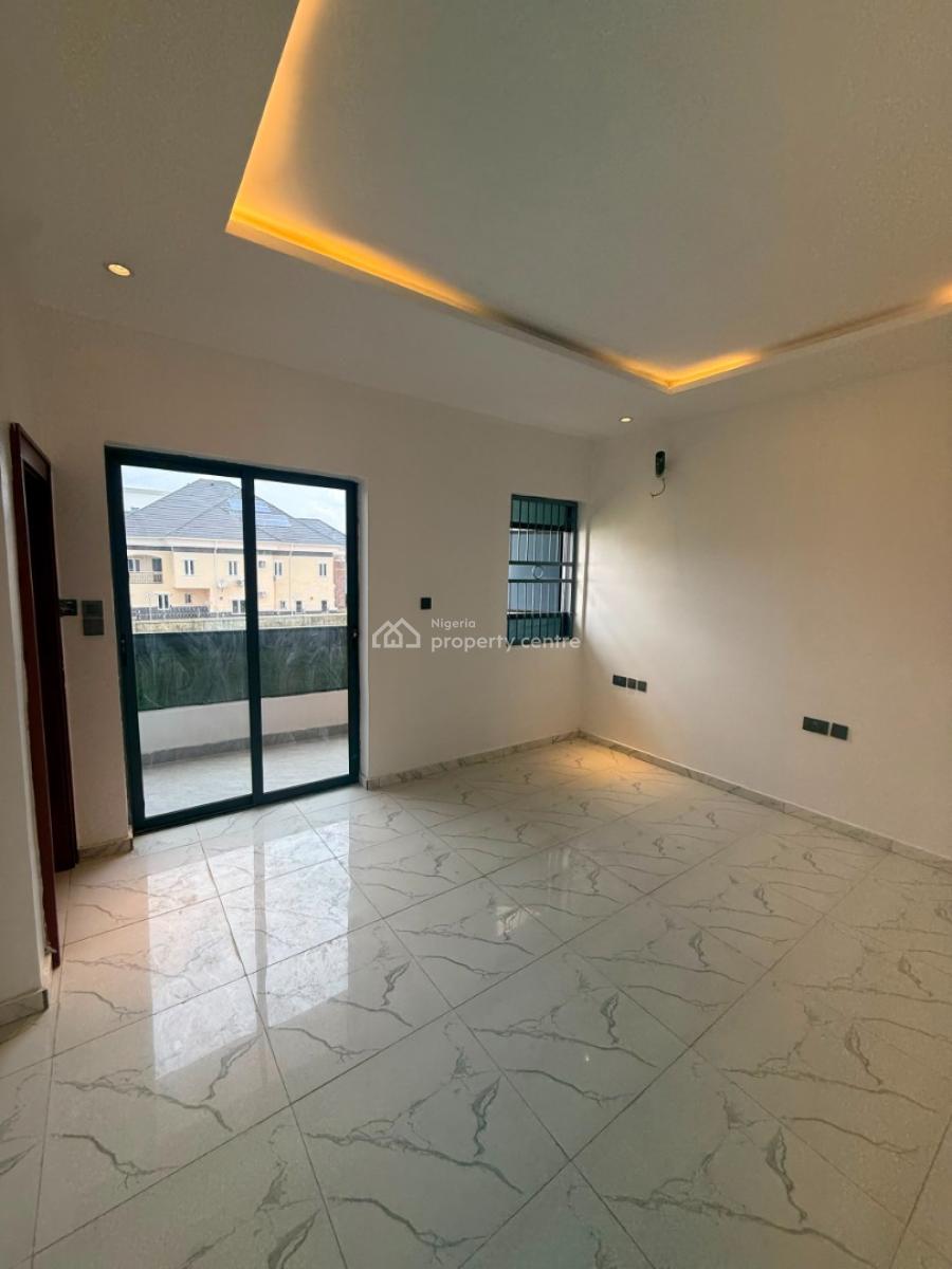 a Newly Built 4 Bedrooms Terrace Dublex with 2 Living Rooms & Bq, Guzape, Guzape District, Abuja, Terraced Duplex for Rent