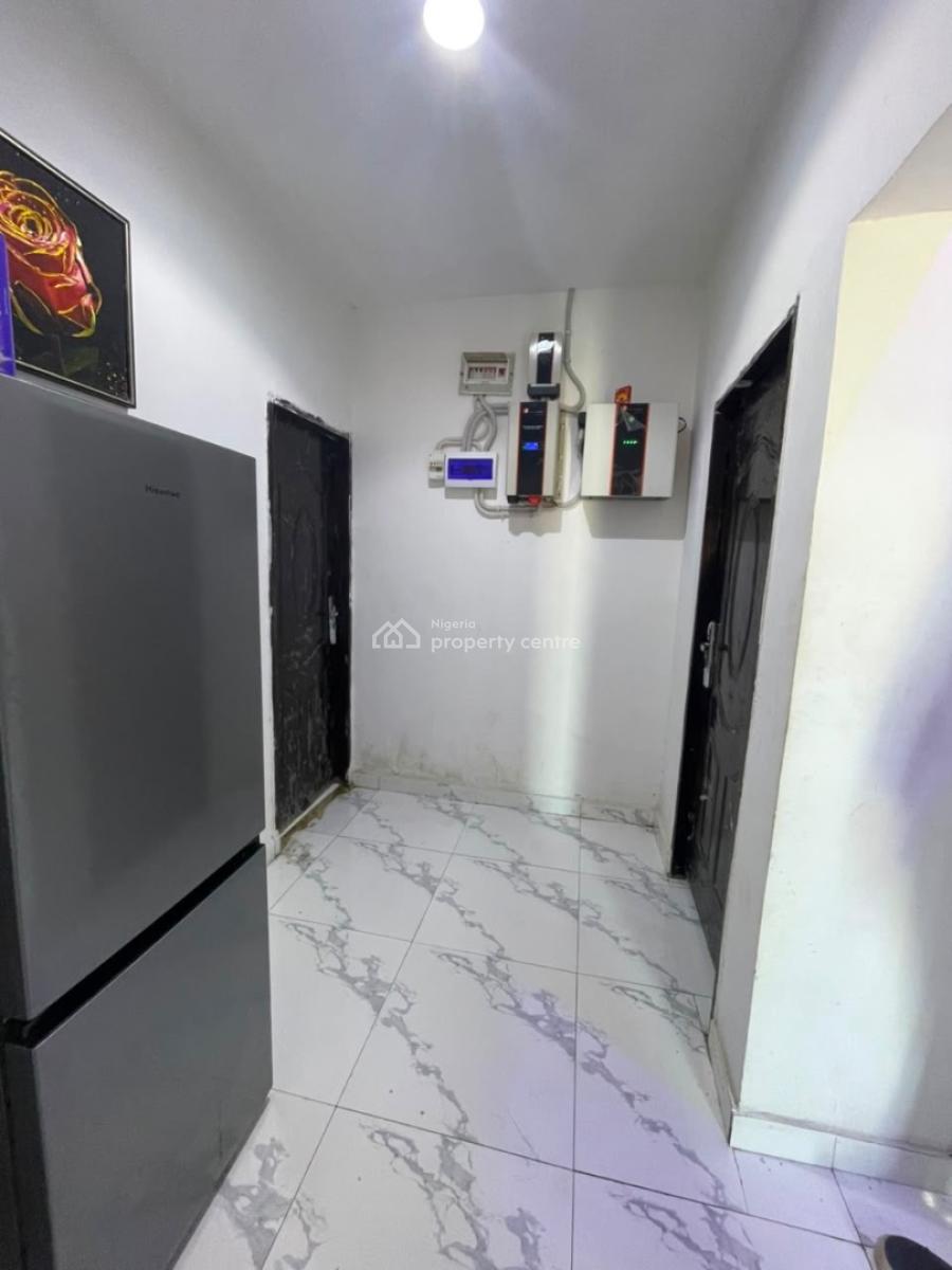 Luxury 1bed with 24hrs Light(solar) Upstairs in Scrd Est, Thera Anex, Ajah, Lagos, Mini Flat (room and Parlour) for Rent