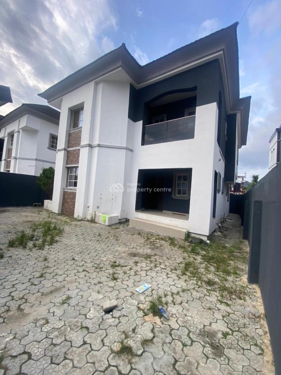 Fully Detached 4 Bedroom Duplex Comes with Bq, Gated Estate By Blenco Supermarket, Sangotedo, Ajah, Lagos, Detached Duplex for Rent
