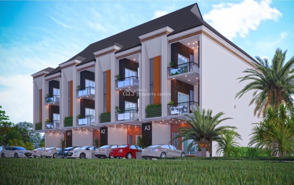 4 Bedroom Townhouse with En-suite Bq, Katampe, Abuja, Terraced Duplex for Sale