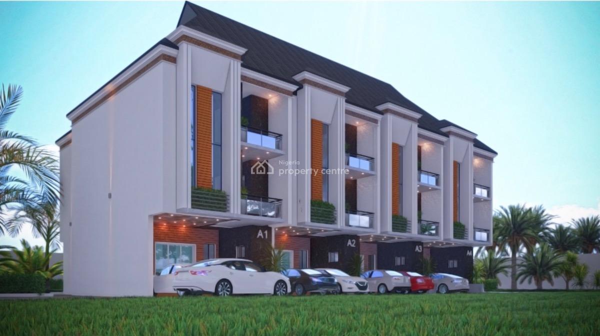 4 Bedroom Townhouse with En-suite Bq, Katampe, Abuja, Terraced Duplex for Sale