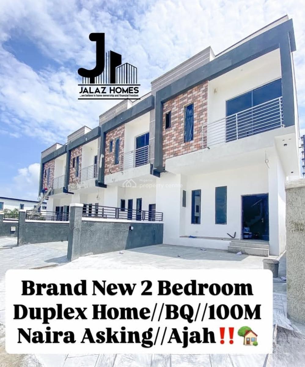 Brand New 2 Bedroom Terraced Duplex, Ajah, Lekki, Lagos, Terraced Duplex for Sale