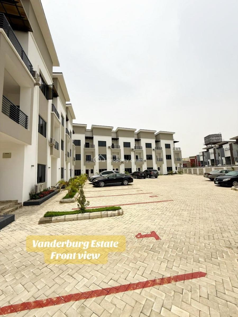 Luxury 4 Bedroom Simi Detach Terrace Duplex, Vanderbug Estate, Jahi, Abuja, Terraced Duplex for Sale