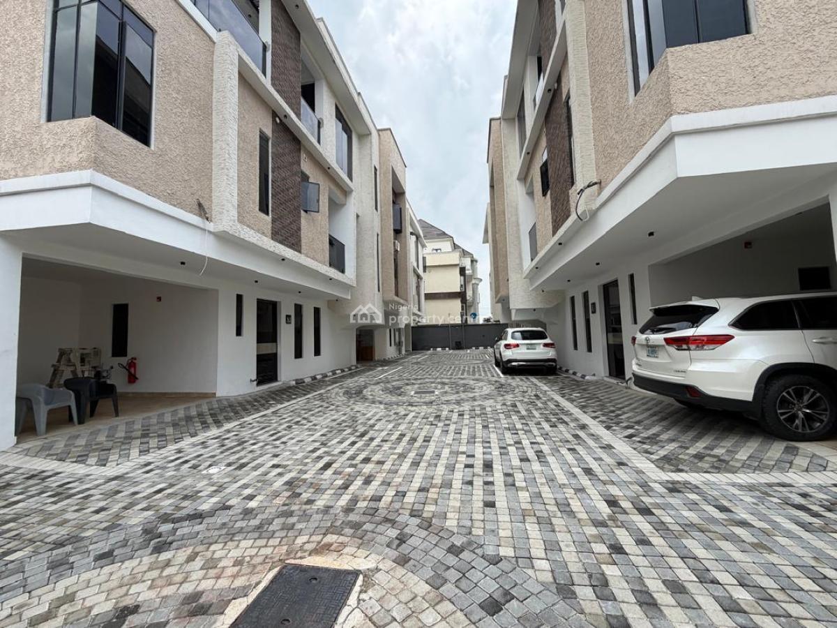 Exquisitely Newly Built 4 Bedroom Terrace Duplex with Bq, Whitesand, Lekki Right, Lekki Phase 1, Lekki, Lagos, Terraced Duplex for Rent