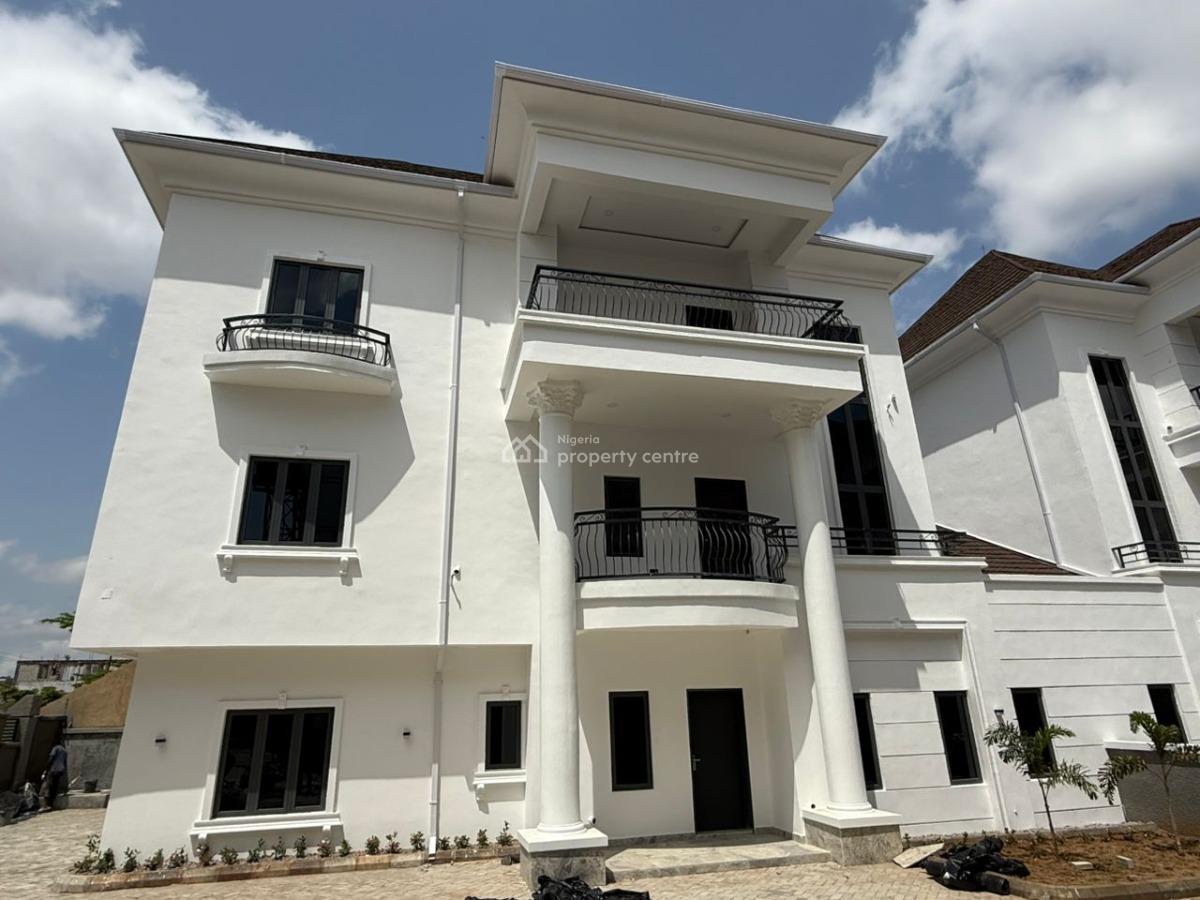 Luxury 5 Spacious Bedroom Simi Detached Duplex, Princetonian Estate, Guzape District, Abuja, Semi-detached Duplex for Sale