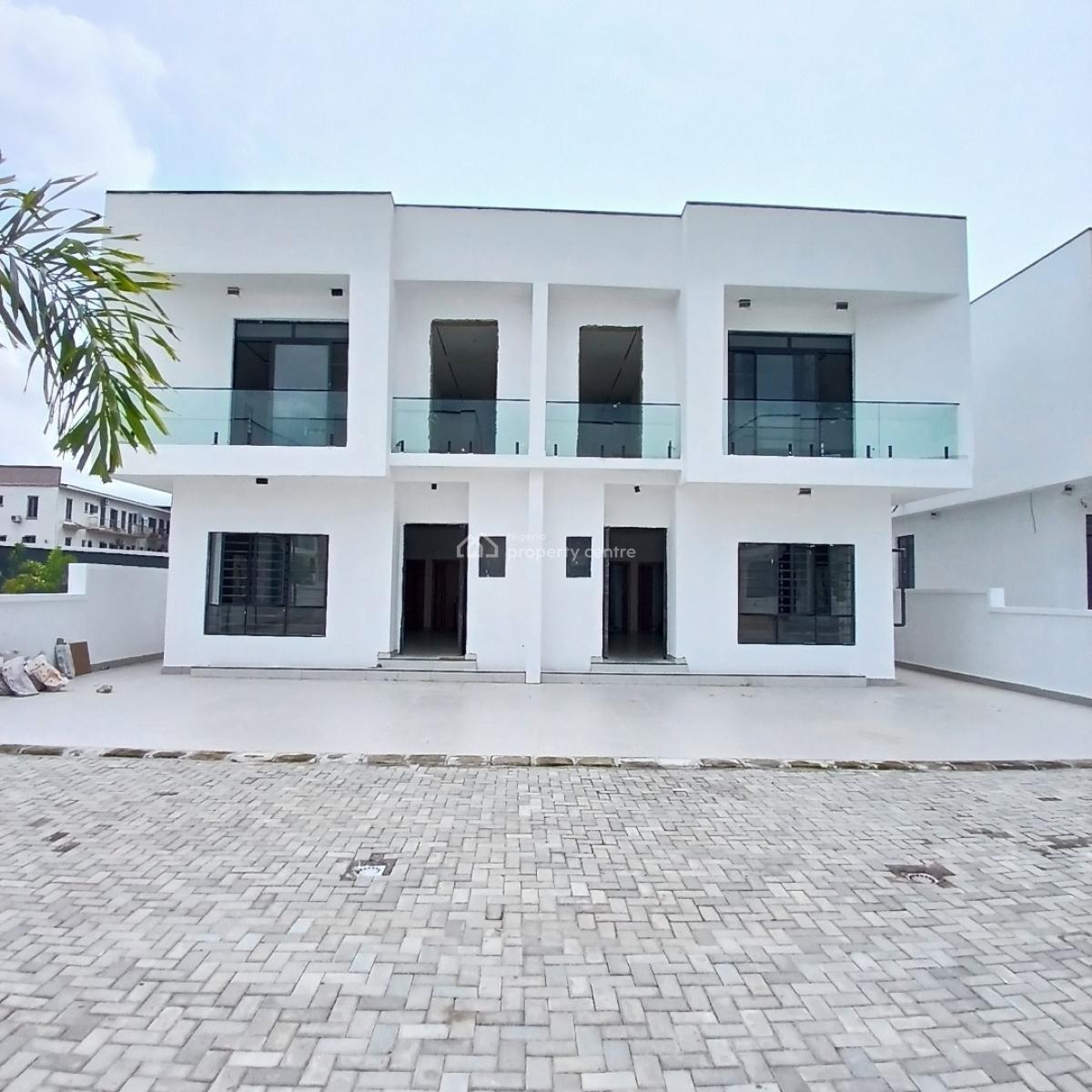 4 Bedroom Semi-detached Duplex with Swimming Pool,bq, Chevron Toll Gate,orchid Road, Lekki, Lagos, Semi-detached Duplex for Sale