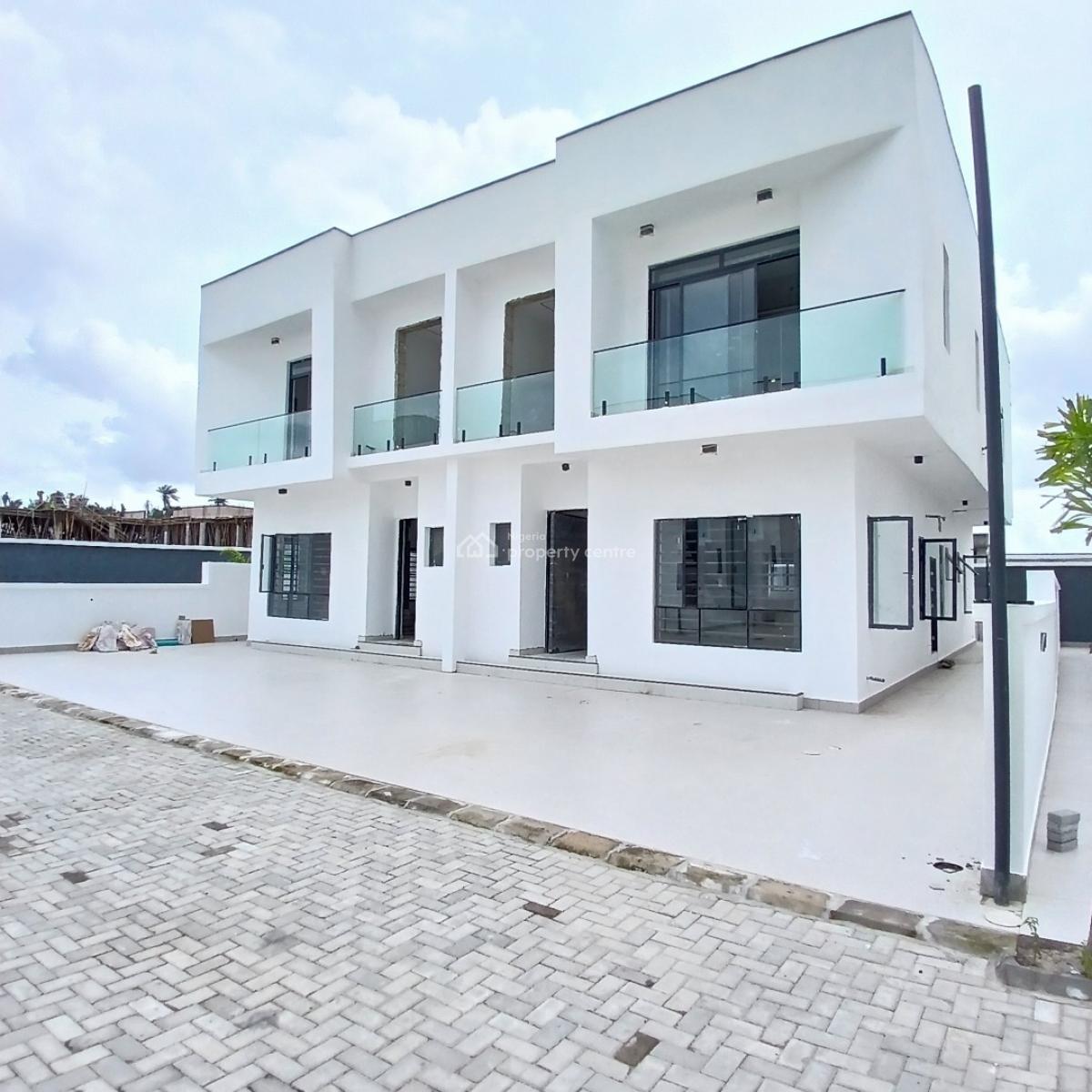 4 Bedroom Semi-detached Duplex with Swimming Pool,bq, Chevron Toll Gate,orchid Road, Lekki, Lagos, Semi-detached Duplex for Sale