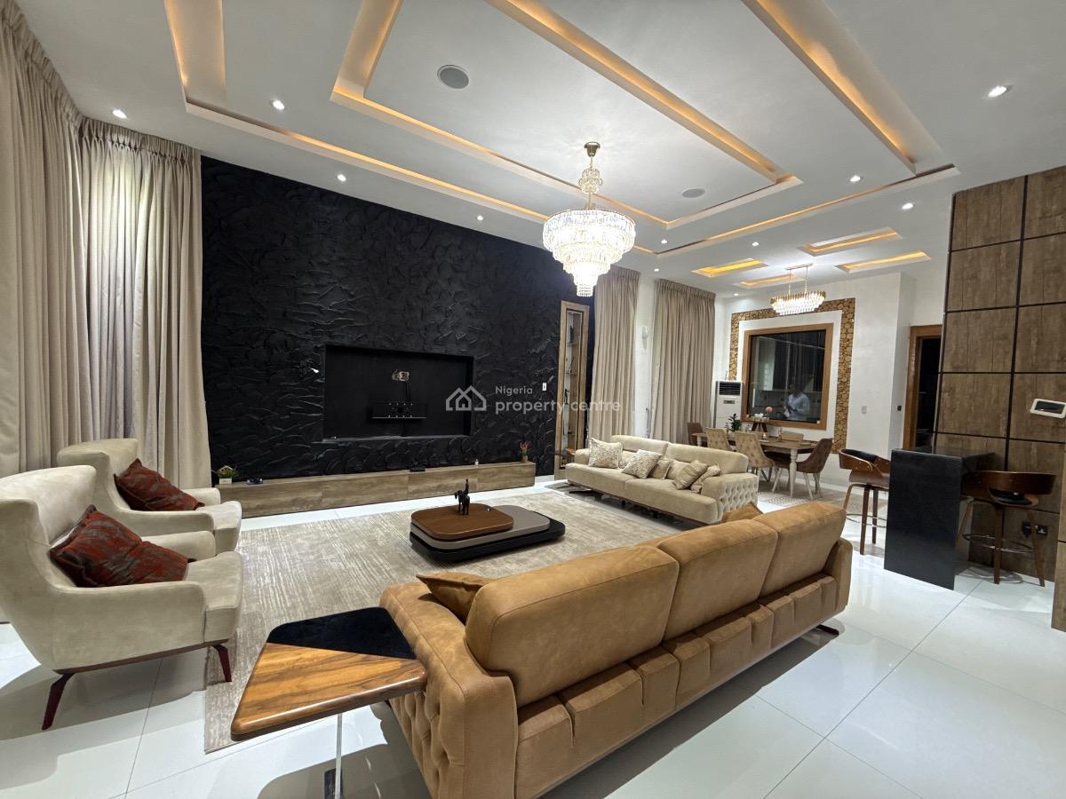 5 Bedroom Fully Furnished Detached Available, Ikota, Lekki, Lagos, Detached Duplex for Sale