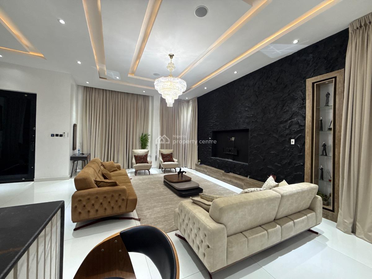 5 Bedroom Fully Furnished Detached Available, Ikota, Lekki, Lagos, Detached Duplex for Sale