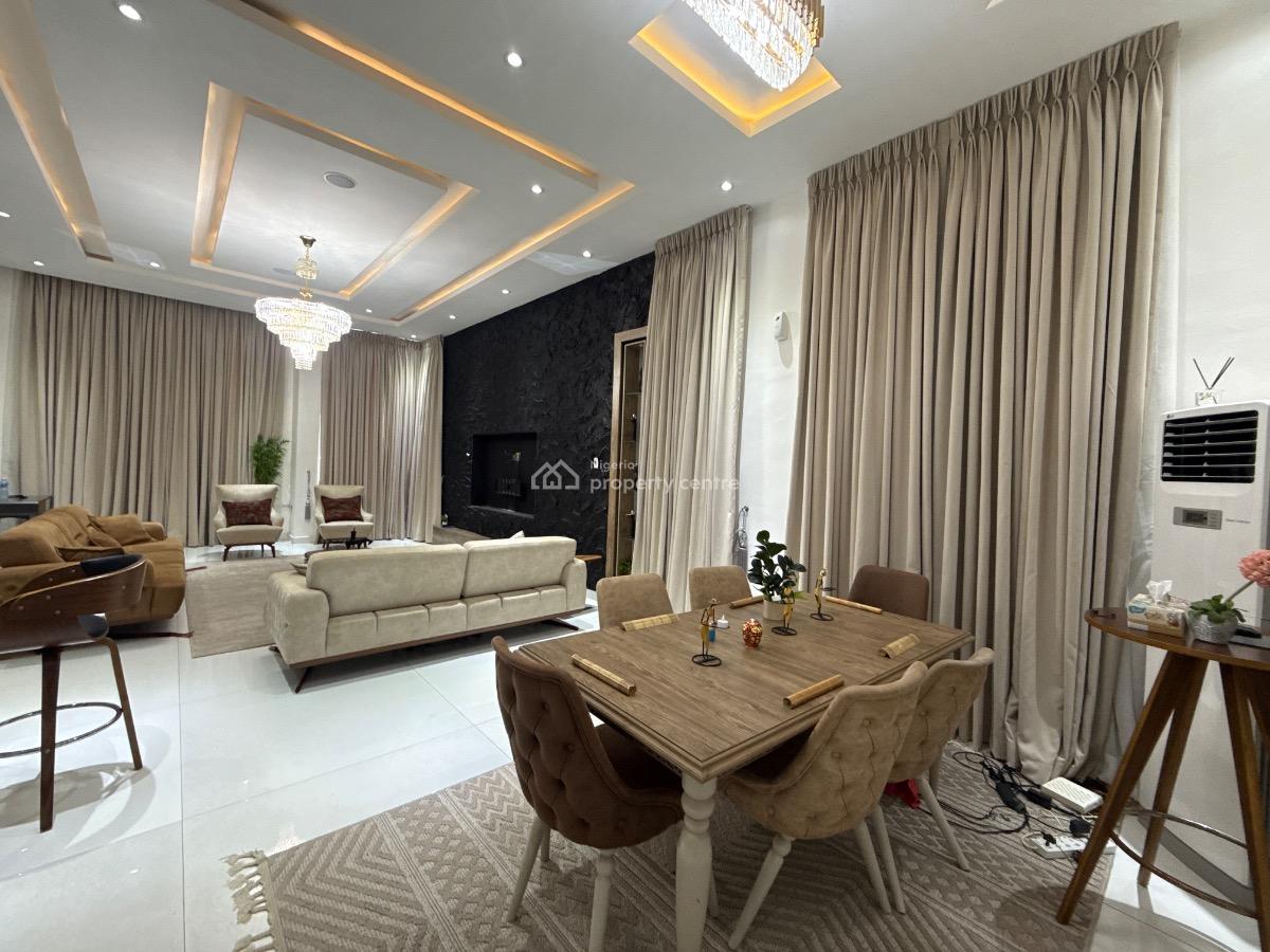 5 Bedroom Fully Furnished Detached Available, Ikota, Lekki, Lagos, Detached Duplex for Sale
