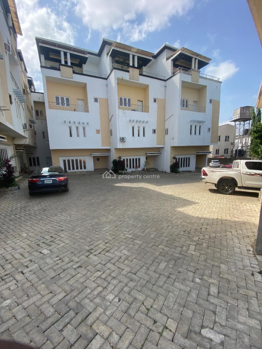 5 Bedroom Terrace Duplex with a Bq, Guzape Main, Guzape District, Abuja, Flat / Apartment for Rent