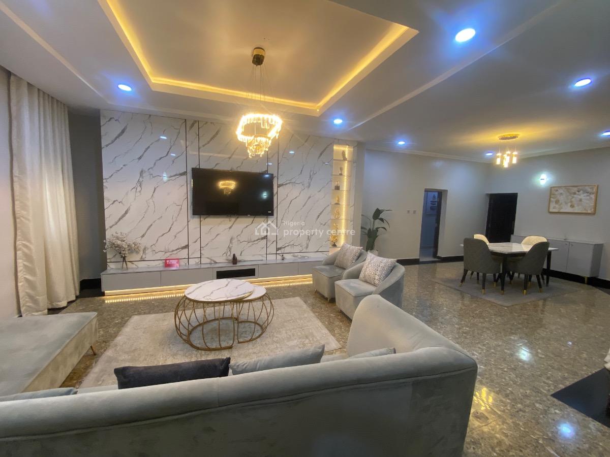Fully Furnished and Serviced 3 Bedroom, Guzape, Guzape District, Abuja, Flat / Apartment for Rent