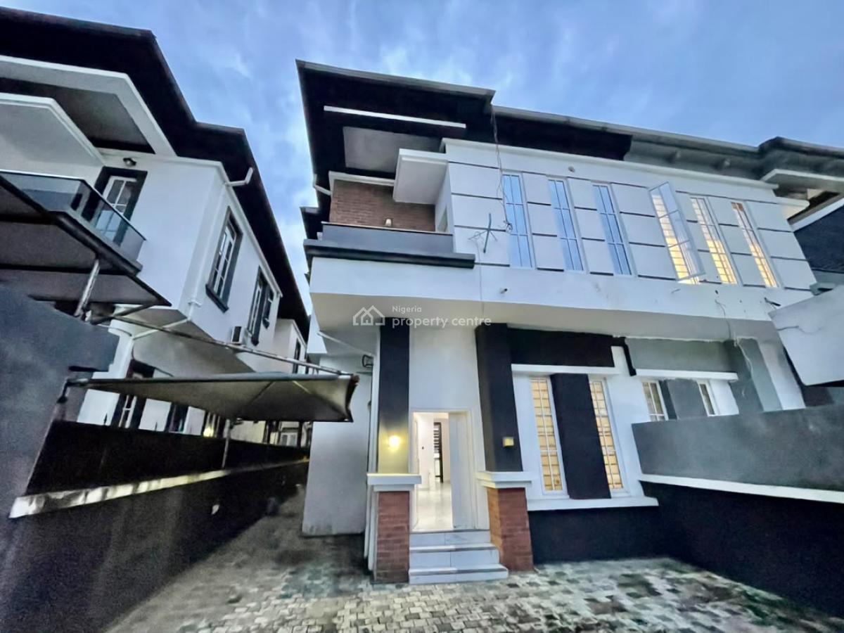 Luxury 4 Bedroom Spacious Semi Detached Duplex, Chevron Drive, Lekki, Lagos, Semi-detached Duplex for Rent