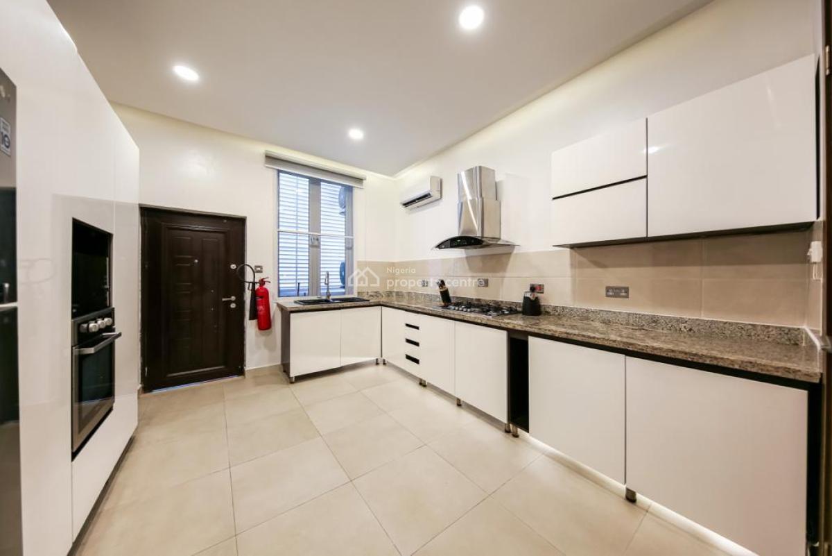 Luxury Furnished 3bedroom with Large Pool Gym 24/7 Light, Banana Island, Ikoyi, Lagos, Flat / Apartment for Rent