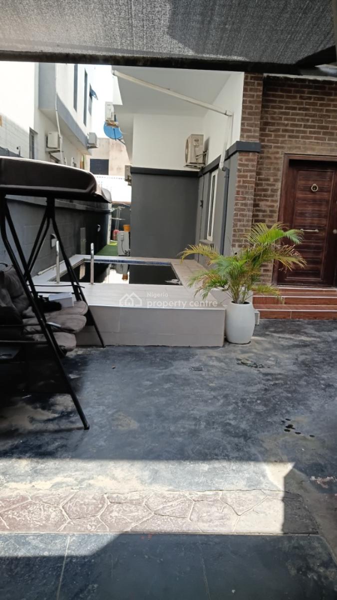 Furnished 4bedroom with Pool No Flood, Bq 4car Park, Secured Flood Free Estate, Agungi, Lekki, Lagos, Detached Duplex for Rent