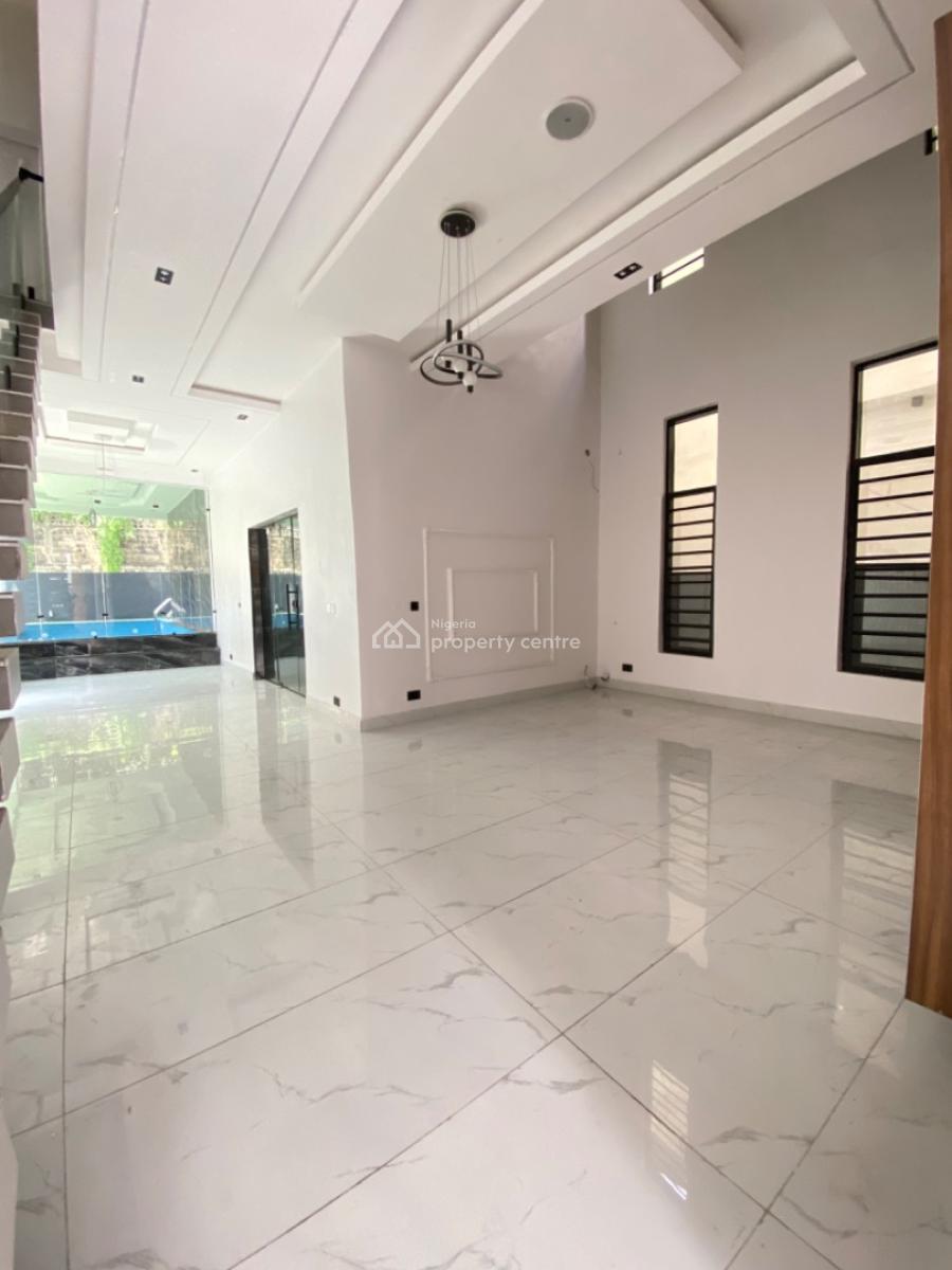 Exclusive 6 Bedroom Luxury Detached Smart House with Bq, Lounge & Pool, Chevron Toll Gate, Lekki, Lagos, Detached Duplex for Sale