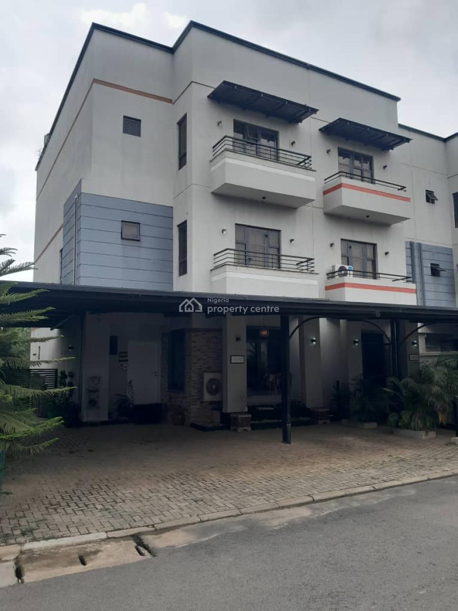 Furnished and  Serviced 4 Bedroom Duplex with 1-room Boys Quarter., Bellavue Estate, Life Camp, Abuja, Detached Duplex for Rent