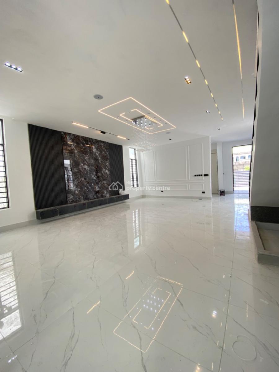 Brand New 5 Bedroom Detached Smart House with Bq and Swimming Pool, Chevron Toll Gate, Lekki, Lagos, Detached Duplex for Sale