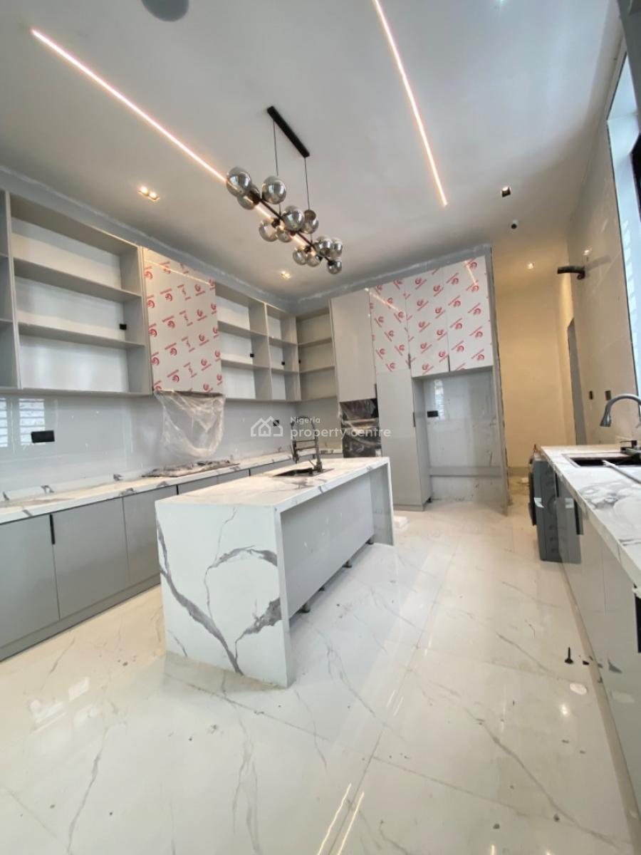 Brand New 5 Bedroom Detached Smart House with Bq and Swimming Pool, Chevron Toll Gate, Lekki, Lagos, Detached Duplex for Sale
