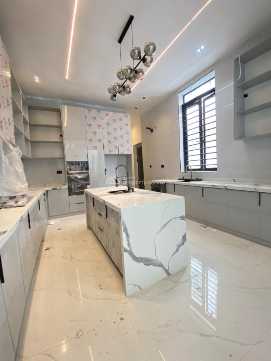 Brand New 5 Bedroom Detached Smart House with Bq and Swimming Pool, Chevron Toll Gate, Lekki, Lagos, Detached Duplex for Sale