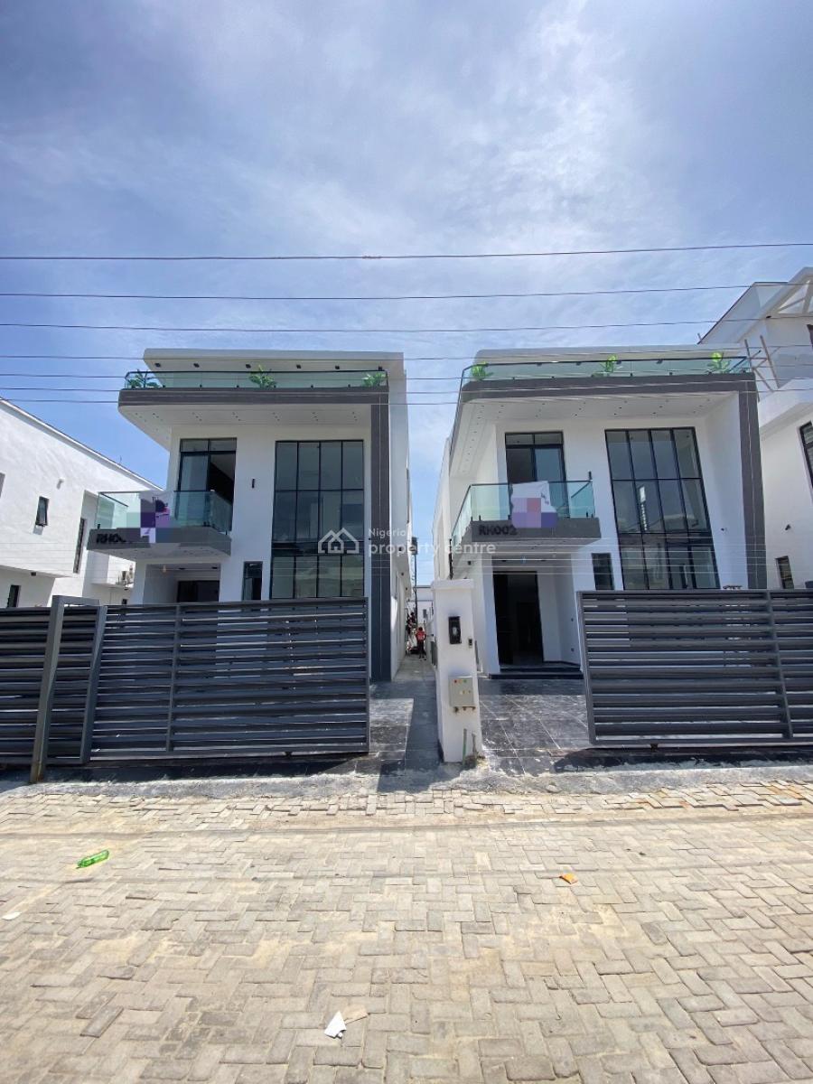 Brand New 5 Bedroom Detached Smart House with Bq and Swimming Pool, Chevron Toll Gate, Lekki, Lagos, Detached Duplex for Sale