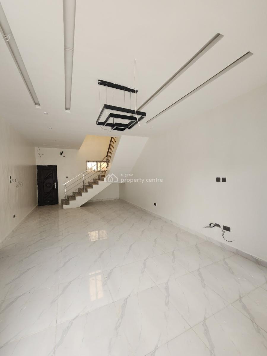 Lovely 2 Bedroom Terrace Duplex + Bq in a Secured Estate, Sangotedo, Ajah, Lagos, Semi-detached Duplex for Sale