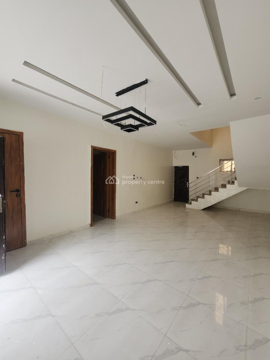 Lovely 2 Bedroom Terrace Duplex + Bq in a Secured Estate, Sangotedo, Ajah, Lagos, Semi-detached Duplex for Sale