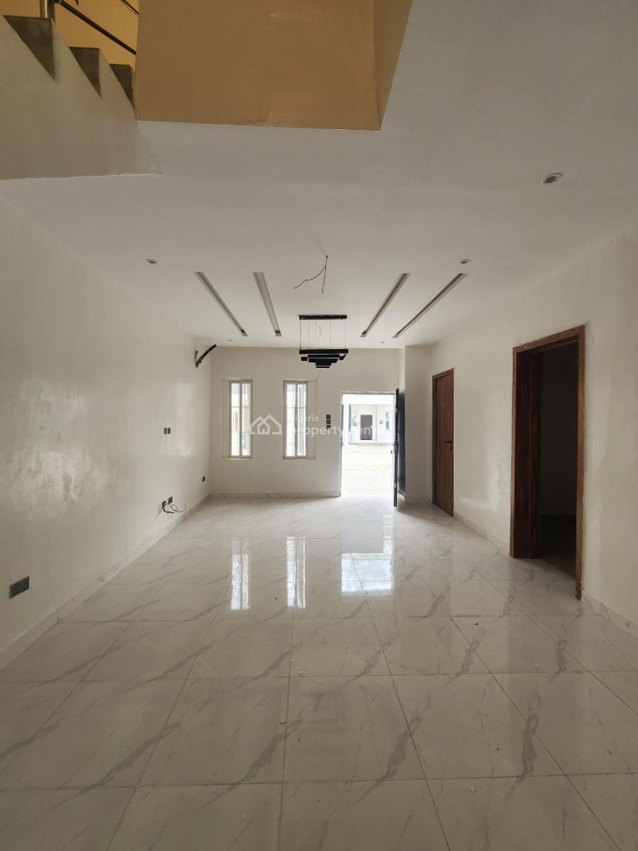 Lovely 2 Bedroom Terrace Duplex + Bq in a Secured Estate, Sangotedo, Ajah, Lagos, Semi-detached Duplex for Sale