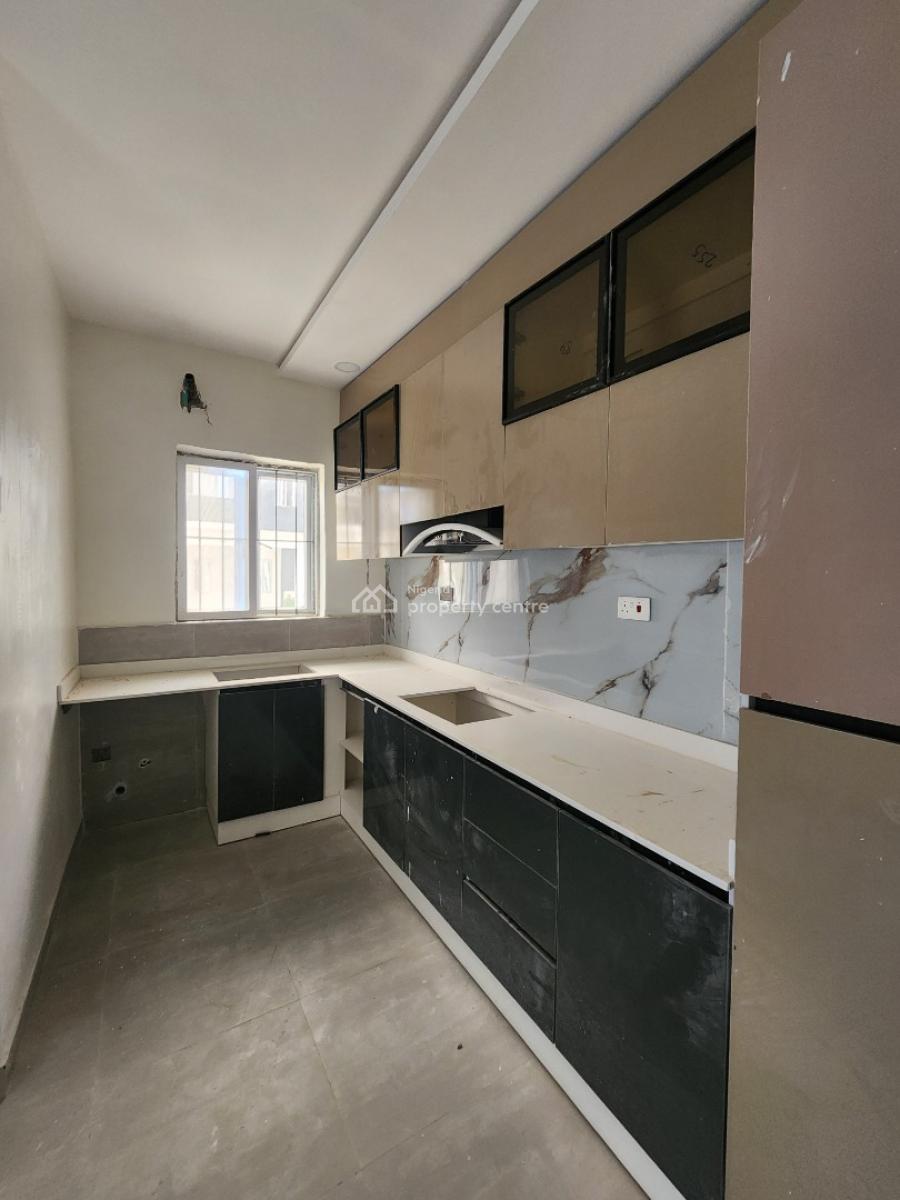 Lovely 2 Bedroom Terrace Duplex + Bq in a Secured Estate, Sangotedo, Ajah, Lagos, Semi-detached Duplex for Sale
