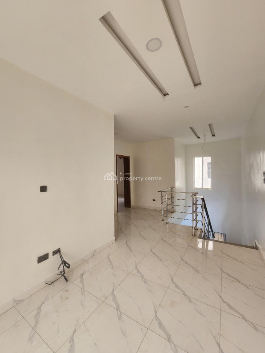 Lovely 2 Bedroom Terrace Duplex + Bq in a Secured Estate, Sangotedo, Ajah, Lagos, Semi-detached Duplex for Sale