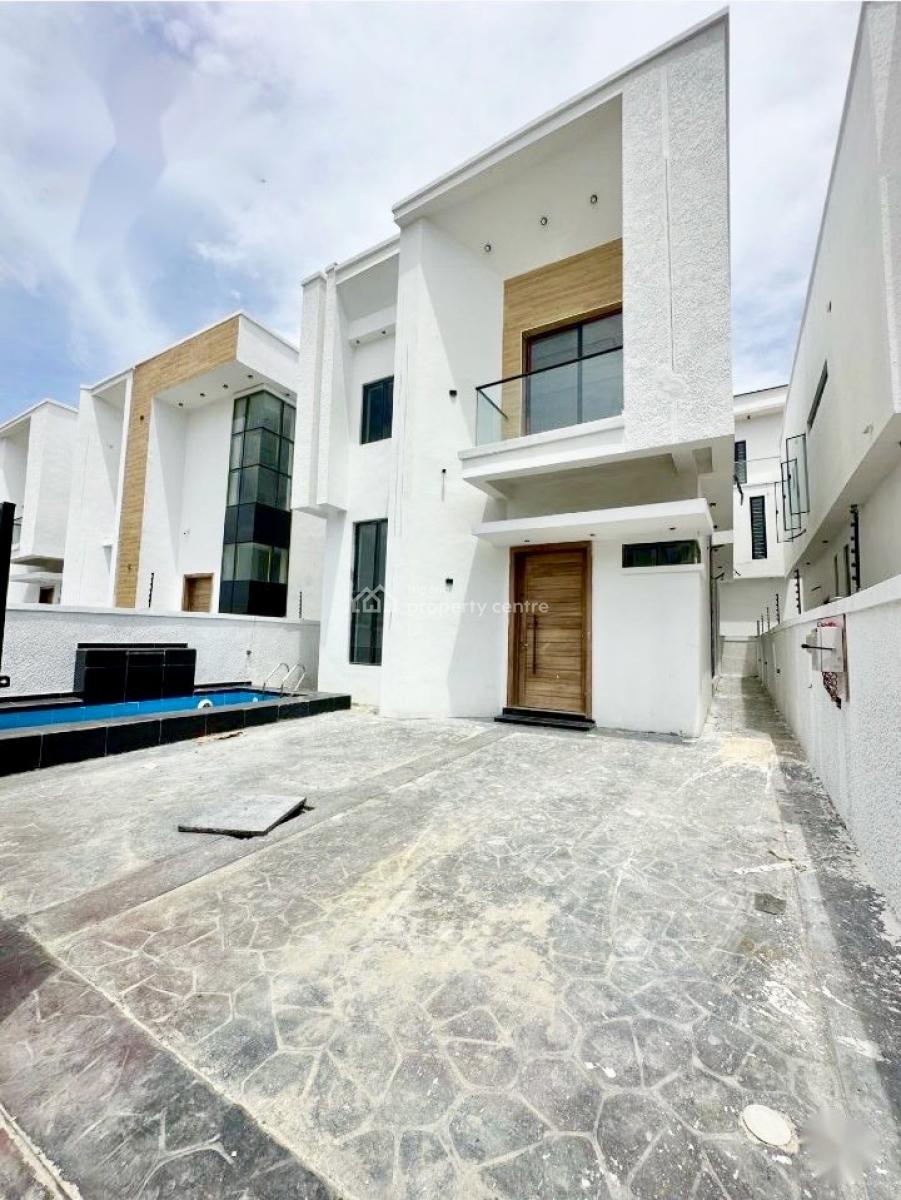 5 Bedroom Fully Detached Duplex with Bq and Swimming Pool, Chevron, Lekki, Lagos, Detached Duplex for Sale