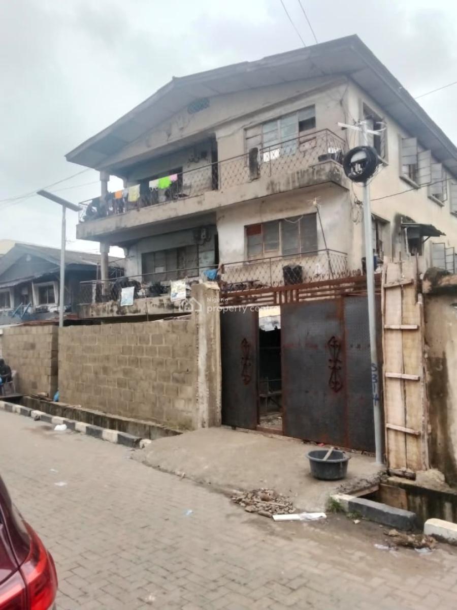 2 Storey Building in Serene Environment, Ojuelegba, Surulere, Lagos, Block of Flats for Sale