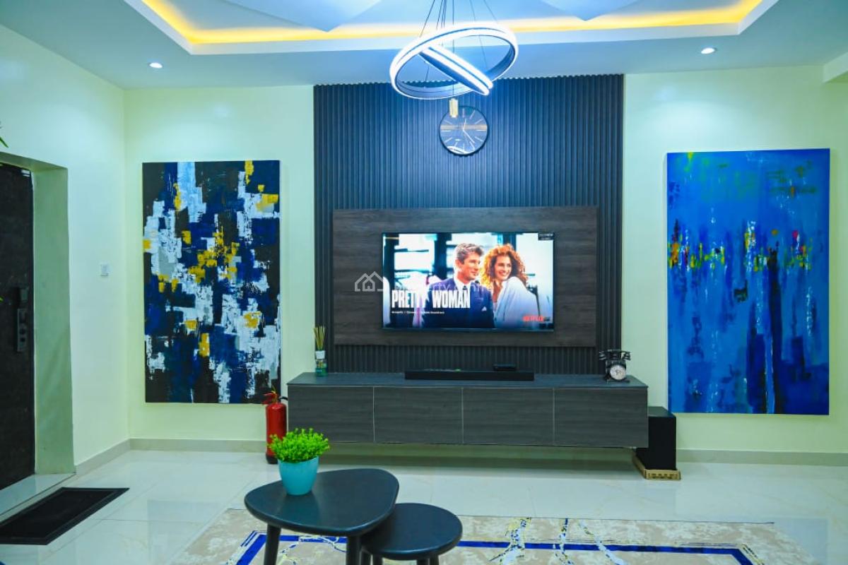 Fully Furnished 2 Bedroom Flat Serviced Apartment, Cyberville Estate Besides Victoria Bay 3 Off Nike Art Gallery Road, Ikate, Lekki, Lagos, Flat / Apartment for Sale