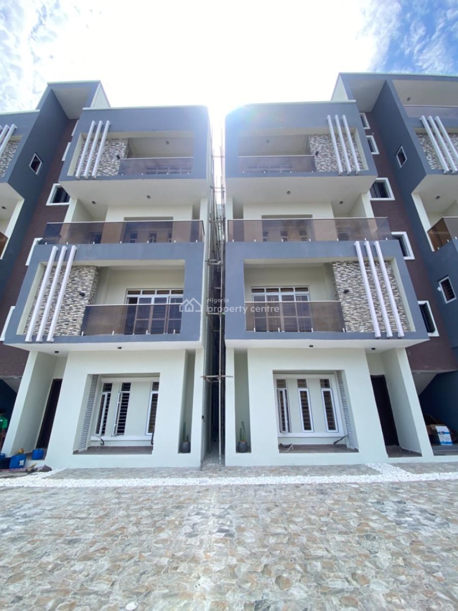Brand New 2 Bedroom Service Maisonette Apartment with Bq Available, Lekki Phase 1, Lekki, Lagos, Flat / Apartment for Sale