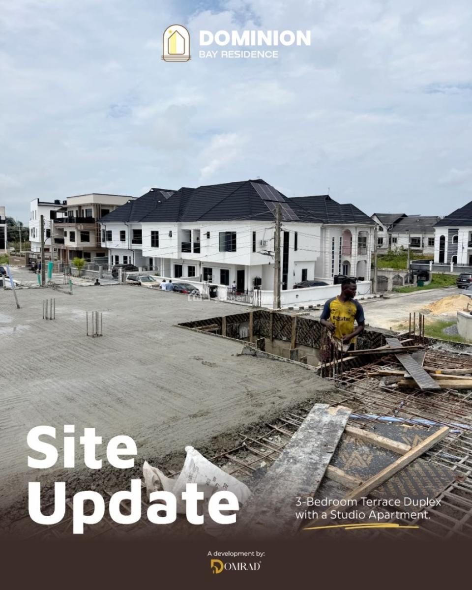 Own a Home with a Good Drainage System, Just Off The Coastal Road ,secure a Unit with 30% Deposit, Ogombo, Ajah, Lagos, Terraced Duplex for Sale