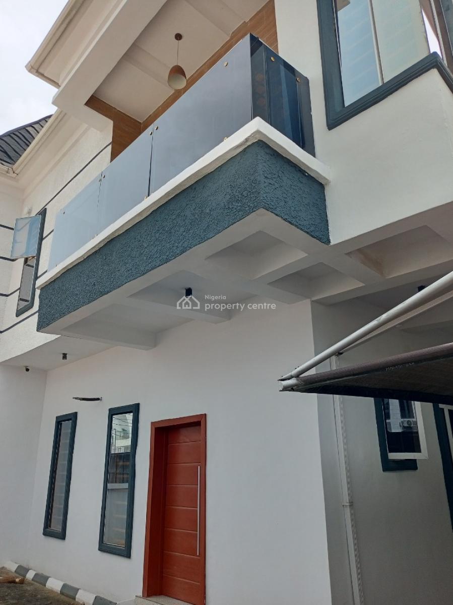 Sharp 4 Bedroom with Bq Gatehouse, 3 Parking, Neat Water, Ologolo, Lekki, Lagos, Semi-detached Duplex for Rent
