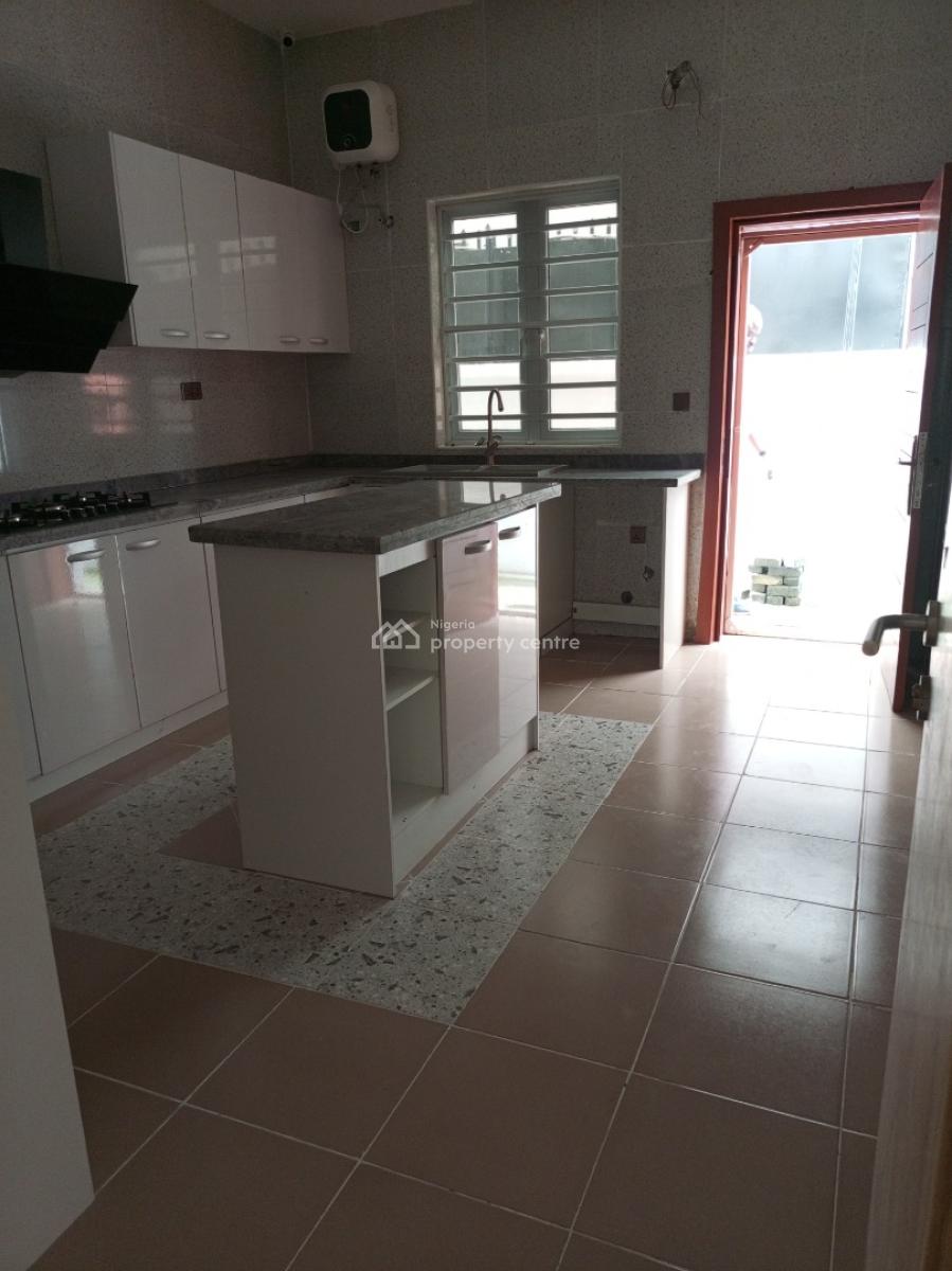 Sharp 4 Bedroom with Bq Gatehouse, 3 Parking, Neat Water, Ologolo, Lekki, Lagos, Semi-detached Duplex for Rent