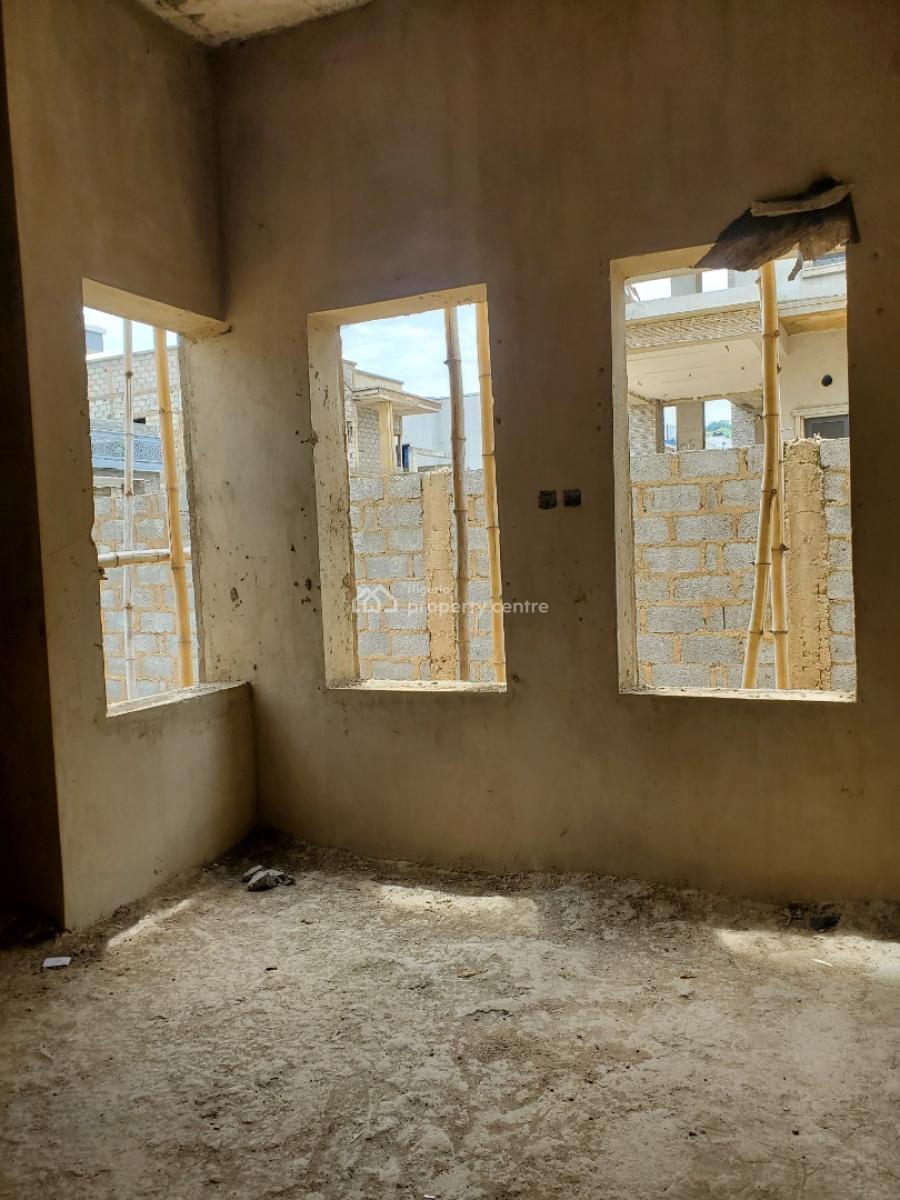 Luxury 5-bedroom Detached Carcass with Bq, Katampe Extension, Katampe, Abuja, Detached Duplex for Sale