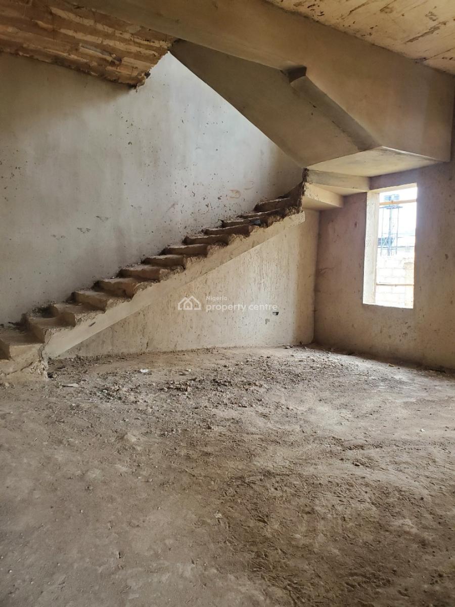 Luxury 5-bedroom Detached Carcass with Bq, Katampe Extension, Katampe, Abuja, Detached Duplex for Sale
