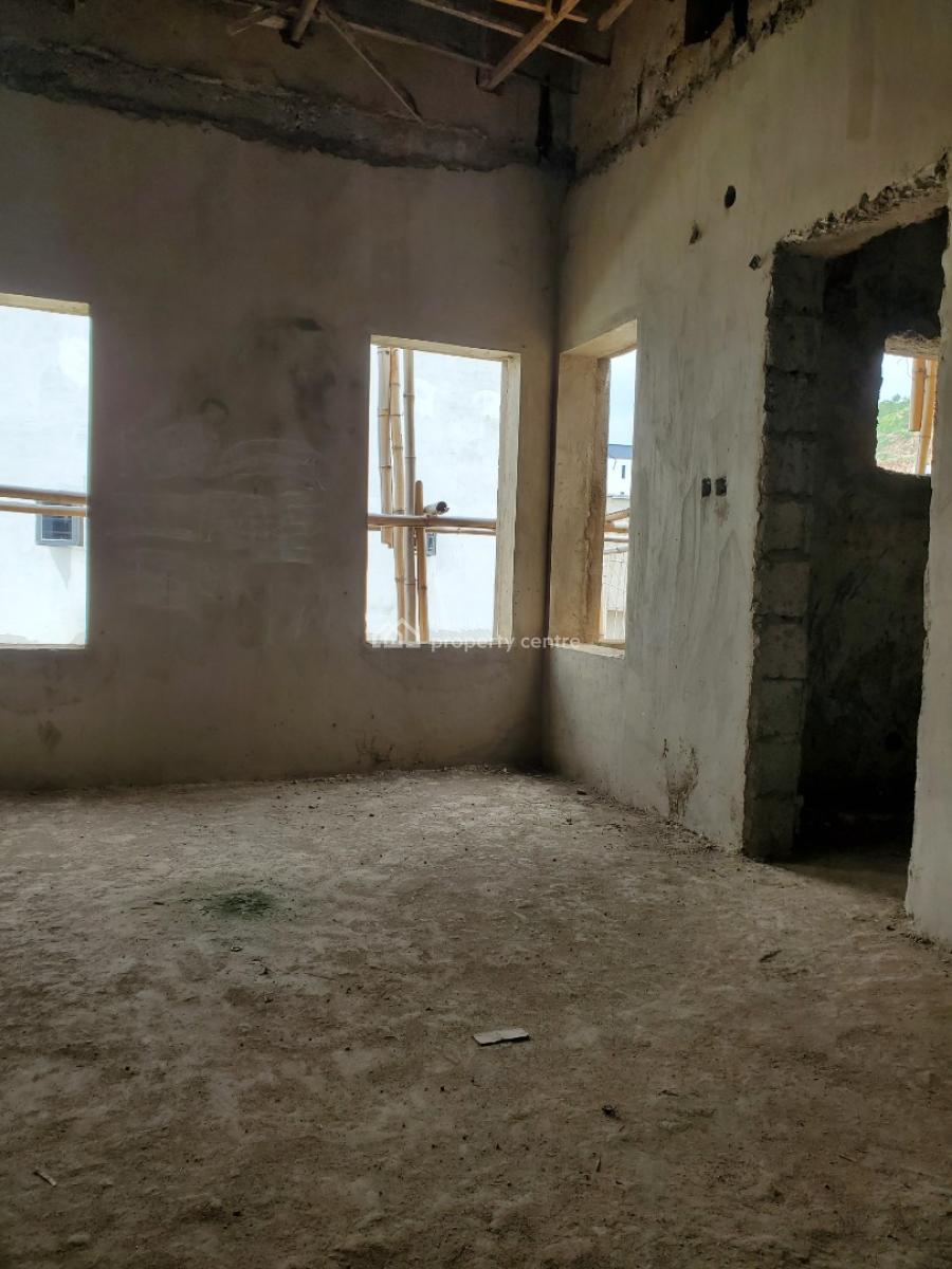 Luxury 5-bedroom Detached Carcass with Bq, Katampe Extension, Katampe, Abuja, Detached Duplex for Sale