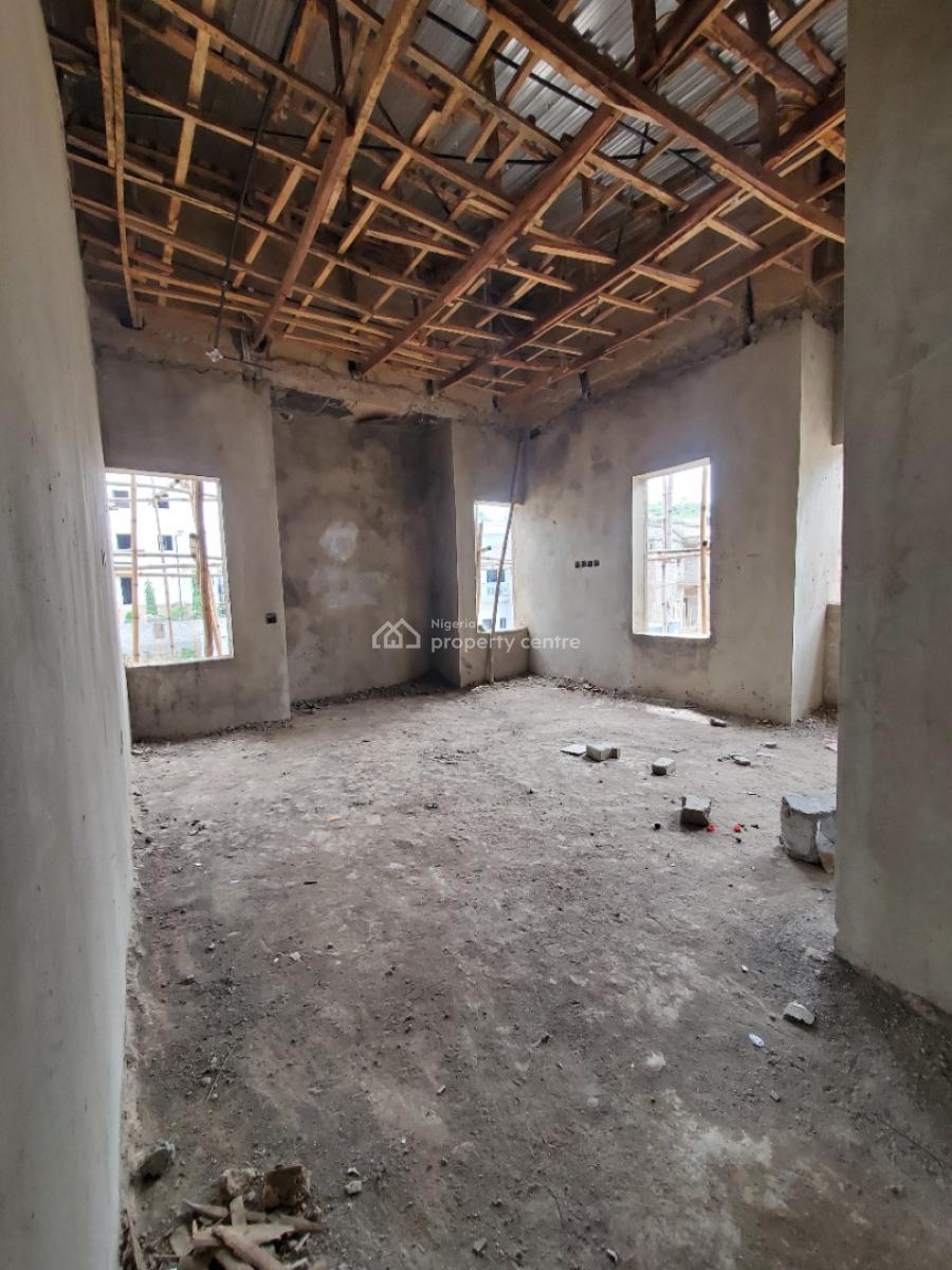 Luxury 5-bedroom Detached Carcass with Bq, Katampe Extension, Katampe, Abuja, Detached Duplex for Sale