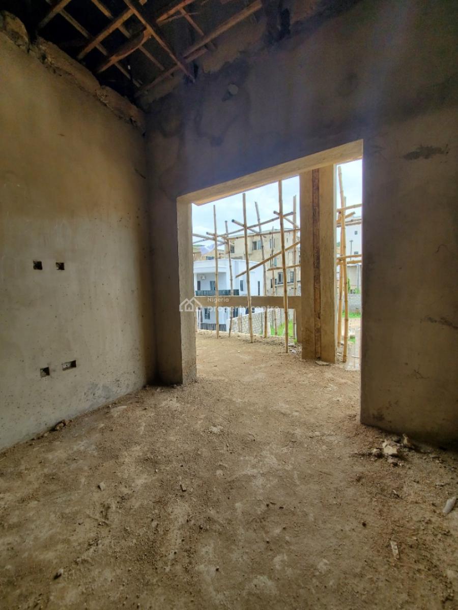 Luxury 5-bedroom Detached Carcass with Bq, Katampe Extension, Katampe, Abuja, Detached Duplex for Sale