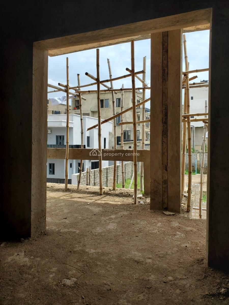 Luxury 5-bedroom Detached Carcass with Bq, Katampe Extension, Katampe, Abuja, Detached Duplex for Sale